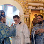 В седмицу 5-ю Великого поста, Преосвященный Вениамин совершил иерейскую хиротонию диакона Иоанна Тютюнникова