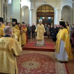 Преосвященнейший Вениамин, епископ Борисовский и Марьиногорский, совершил Божественную литургию в Благовещенском монастыре д. М.Ляды