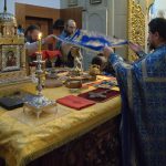 В Неделю 36-ю по Пятидесятнице епископ Борисовский и Марьиногорский Вениамин совершил Божественную литургию в Благовещенском монастыре д.М.Ляды