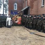 Молодые солдаты посетили Георгиевский храм г. Борисова