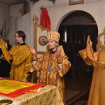 В неделю 37-ю по Пятидесятнице, епископ Вениамин возглавил Литургию в Никольском храме города Смолевичи