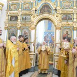 В неделю 36-ю по пятидесятнице епископ Вениамин сослужил Патриаршему Экзарху в Свято-Духовом кафедральном соборе города Минска