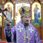 В праздник Торжества Православия епископ Вениамин совершил Литургию в Воскресенском соборе