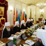 Под председательством Святейшего Патриарха Кирилла началось заседание Священного Синода Русской Православной Церкви