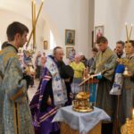 Епископ Вениамин возглавил всенощное бдение в канун празднования Марииногорской иконы Божьей Матери