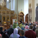 В праздник Рождества святого Иоанна Крестителя епископ Вениамин совершил Литургию в Благовещенском монастыре