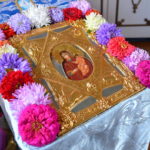 В день почитания иконы Божией Матери «Неопалимая Купина» Преосвященнейший Вениамин возглавил Литургию в одноимённом храме