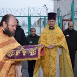 Епископ Вениамин совершил Литургию в тюремном храме исправительной колонии №14 посёлка Новосады