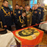 В Михайловском храме освятили казачьи знамёна