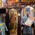 В праздник Введения во храм Пресвятой Богородицы епископ Вениамин совершил Литургию в Беларучах