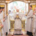 Преосвященнейший Вениамин возглавил Божественную литургию в Александро-Невском соборе г. Марьина Горка