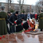 Борисовские священники приняли участие в митинге, посвященном Дню защитников Отечества
