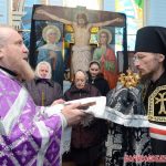 В Худовцах Крупского района Преосвященнейший Вениамин совершил Литургию Преждеосвящённых Даров