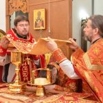 В праздник Святой Пасхи епископ Борисовский и Марьиногорский Вениамин возглавил торжественное богослужение в Воскресенском кафедральном соборе
