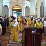 В Неделю 4-ю по Пятидесятнице епископ Вениамин совершил Литургию в Благовещенском монастыре