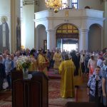 В Неделю 7-ю по Пятидесятнице епископ Вениамин совершил Литургию в Благовещенском монастыре