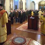 Епископ Вениамин совершил Божественную литургию в Свято-Благовещенском мужском монастыре д. Малые Ляды