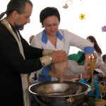 34 малыша Борисовского дома ребенка приняли таинство Крещения