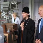 Епископ Борисовский и Марьиногорский Вениамин посетил Борисовский Мелькомбинат и макаронную фабрику «БОРИМАК»
