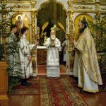 В праздник Рождества Христова епископ Борисовский и Марьиногорский Вениамин совершил Божественную литургию в Ляденском мужском монастыре Благовещения Пресвятой Богородицы
