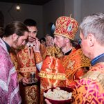 В канун дня памяти святого великомученика Георгия Победоносца епископ Вениамин совершил всенощное бдение в Георгиевском храме г.Борисова
