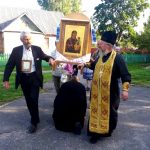 В д. Калачи Логойского района встретили участников 2-го Всебелорусского крестного хода