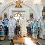 В праздник Минской иконы Божией Матери епископ Вениамин сослужил за Литургией Патриаршему Экзарху