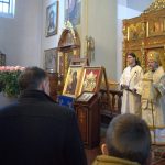 В Благовещенском мужском монастыре д. Малые Ляды епископ Вениамин совершил Божественную литургию