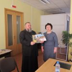В Крупской районной библиотеке прошло мероприятие, посвященное Дню православной книги