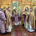 Епископ Борисовский и Марьиногорский Вениамин совершил Божественную литургию в Ляденском мужском монастыре