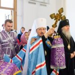 Патриарший Экзарх всея Беларуси возглавил Литургию в Успенском кафедральном соборе города Витебска