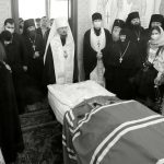 Гроб с телом митрополита Филарета доставлен в Минское епархиальное управление