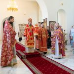 Митрополит Вениамин совершил Божественную литургию в храме Рождества Иоанна Предтечи города Минска