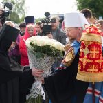 Патриарший Экзарх возглавил торжества в честь 30-летия обретения мощей праведного Иоанна Кормянского