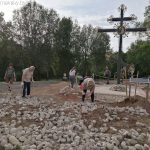 В д. Марьино Пуховичского района установили поклонный крест