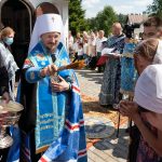 Патриарший Экзарх совершил чин освящения часовни в честь святителя Тихона, Патриарха Московского и всея Руси, на территории женского монастыря в деревне Богуши