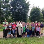 В деревне Долгий состоялось освящение новосооруженного поклонного Креста