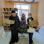 Поздравление с Рождеством и Святками пожилых людей проживающих в больницах сестринского ухода и доме-интернате «Юзефово»
