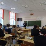 В г. Жодино священник встретился с учащимися СШ №1 и провел беседу