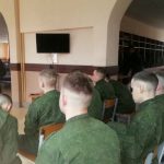 В день праздника Пасхи священник посетил воинскую часть в г. Борисове