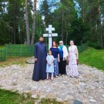 Протоиерей Павел Яцукович совершил освящение места под строительство храма расположенного на территории мемориального комплекса «Хатынь»