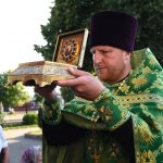 В Борисовскую епархию принесены ковчег с мощами преподобного Сергия Радонежского и икона святого