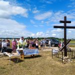 В д. Копейное Пуховичского района состоялось освящение поклонного креста