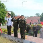 В Марьина Горке протоиерей Александр Целков принял участие в церемонии возложения цветов к обелиску в честь воинов-освободителей