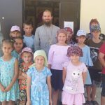 Малыши лагеря «Солнышко» посетили Успенский храм в аг. Бродец