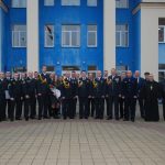 Священник поздравил сотрудников отдела Департамента охраны в Крупках с юбилеем