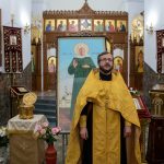 В Борисовский кафедральный собор Воскресения Христова прибыли ковчег с частицей мощей и икона святой блаженной Матроны Московской
