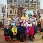 В г. Березино воспитанники детского сада посетили храм святителя Николая Чудотворца