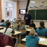 В течении недели иерей Фёдор Малеев посещал ГУО «СШ №5 г. Жодино» с просветительскими беседами