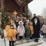 На прихрамовой территории прихода святого равноапостольного князя Владимира г. Борисова прошел праздник «Калядны фэст»